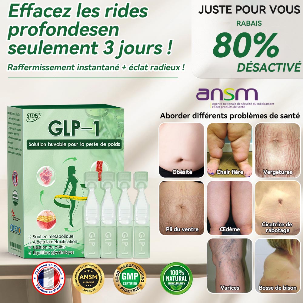 🛍️ Boutique Officielle | 𝑆𝑇𝐷𝐸𝐼®💕 Solution Orale 𝐺𝐿𝑃-1 pour la 𝑝𝑒𝑟𝑑𝑒 𝑑𝑒 𝑝𝑜𝑖𝑑𝑠 – 👨⚕️ Pour lutter contre l’𝑜𝑏𝑒́𝑠𝑖𝑡𝑒́, les maladies 𝑐𝑎𝑟𝑑𝑖𝑜𝑣𝑎𝑠𝑐𝑢𝑙𝑎𝑖𝑟𝑒𝑠, le 𝑑𝑖𝑎𝑏𝑒̀𝑡𝑒, l’𝑎𝑝𝑛𝑒́𝑒 𝑑𝑢 𝑠𝑜𝑚𝑚𝑒𝑖𝑙, les 𝑝𝑟𝑜𝑏𝑙𝑒̀𝑚𝑒𝑠 𝑎𝑢𝑥 𝑎𝑟𝑡𝑖𝑐𝑢𝑙𝑎𝑡𝑖𝑜𝑛𝑠 et bien plus encore