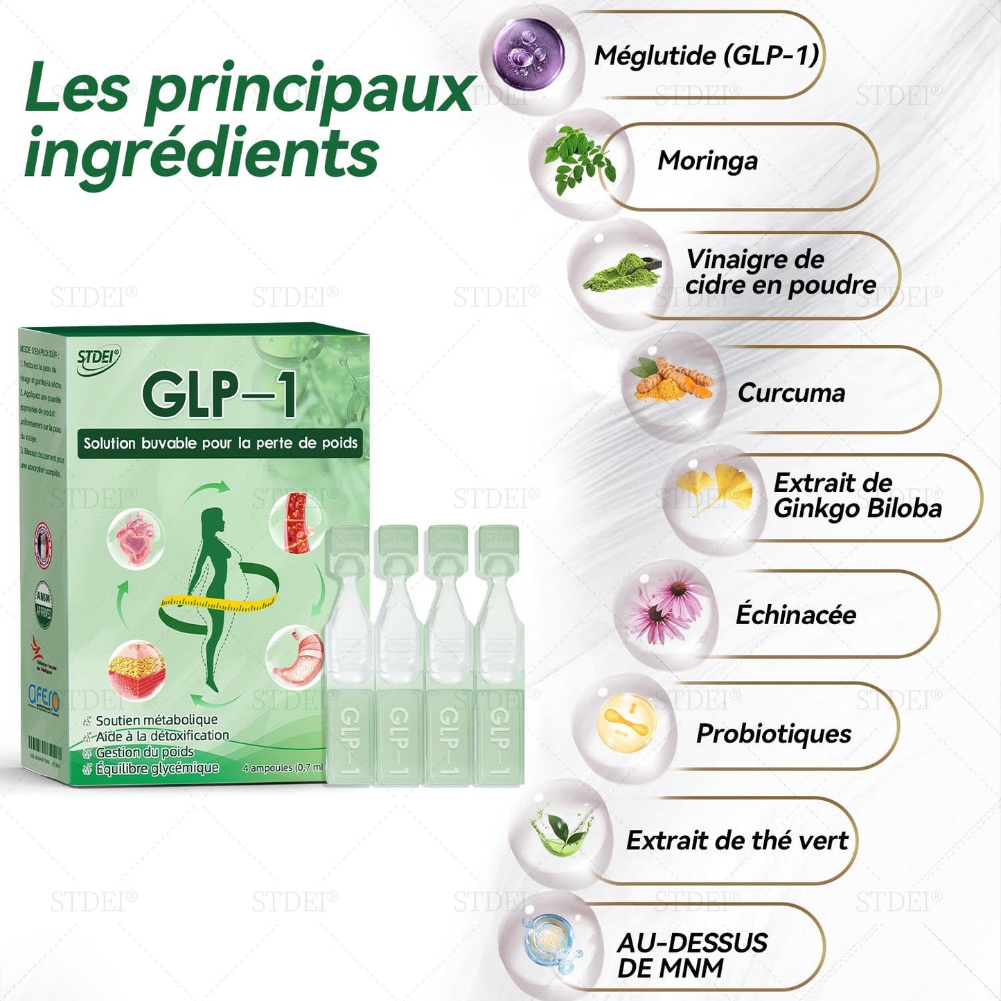 🛍️ Boutique Officielle | 𝑆𝑇𝐷𝐸𝐼®💕 Solution Orale 𝐺𝐿𝑃-1 pour la 𝑝𝑒𝑟𝑑𝑒 𝑑𝑒 𝑝𝑜𝑖𝑑𝑠 – 👨⚕️ Pour lutter contre l’𝑜𝑏𝑒́𝑠𝑖𝑡𝑒́, les maladies 𝑐𝑎𝑟𝑑𝑖𝑜𝑣𝑎𝑠𝑐𝑢𝑙𝑎𝑖𝑟𝑒𝑠, le 𝑑𝑖𝑎𝑏𝑒̀𝑡𝑒, l’𝑎𝑝𝑛𝑒́𝑒 𝑑𝑢 𝑠𝑜𝑚𝑚𝑒𝑖𝑙, les 𝑝𝑟𝑜𝑏𝑙𝑒̀𝑚𝑒𝑠 𝑎𝑢𝑥 𝑎𝑟𝑡𝑖𝑐𝑢𝑙𝑎𝑡𝑖𝑜𝑛𝑠 et bien plus encore