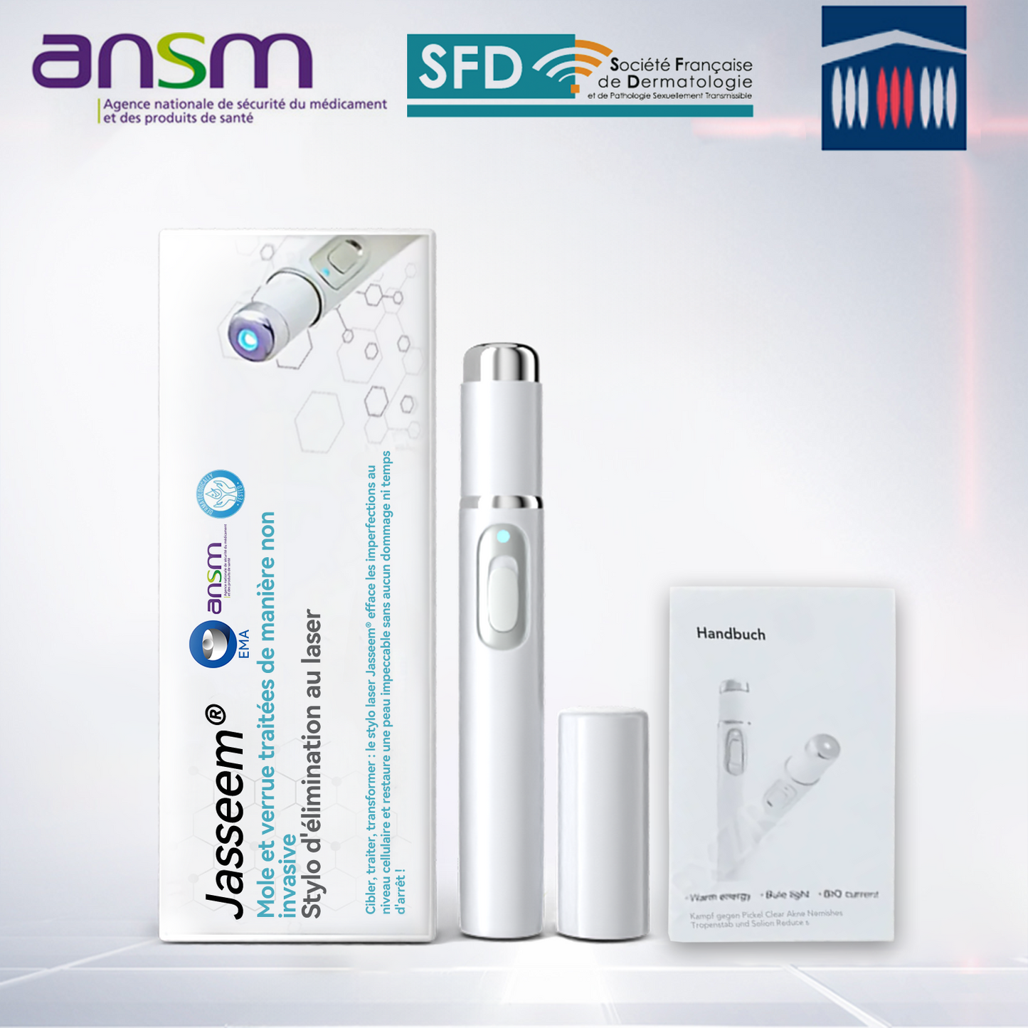 𝐉𝐚𝐬𝐬𝐞𝐞𝐦® Stylo Laser de Qualité Médicale 🎉 (utilise la technologie laser au CO₂ – efficace pour éliminer les grains de beauté, les verrues, les acrochordons, les taches pigmentaires et autres imperfections)🏆