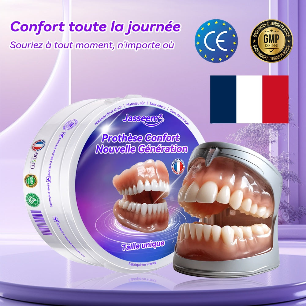 𝐉𝐚𝐬𝐬𝐞𝐞𝐦® Dernières Prothèses Dentaires Premium Confort🎁(Prothèses haut de gamme, Confortables à Porter - Remise de 70% pour une durée limitée)